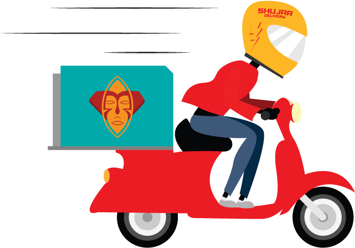 Shujaa Delivery - Bike Delivery Service Logo (842x595)
