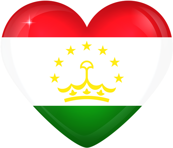 Italian Clipart Flag Iran - Love Tajikistan (590x507)