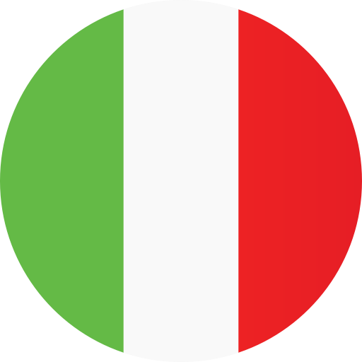 European Country Flags By - Italy Flag Circle Png (512x512)