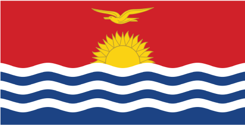 Smarter Items Country Flags Kiribati Flag - Kiribati Flag Png (500x400)