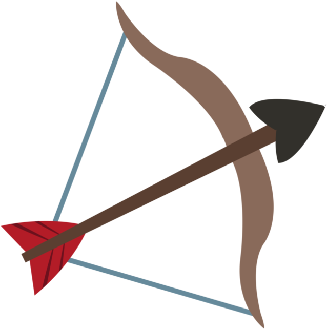 Bow And Arrow Cutie Mark By Osakachii On Deviantart - Arrow (1017x786)