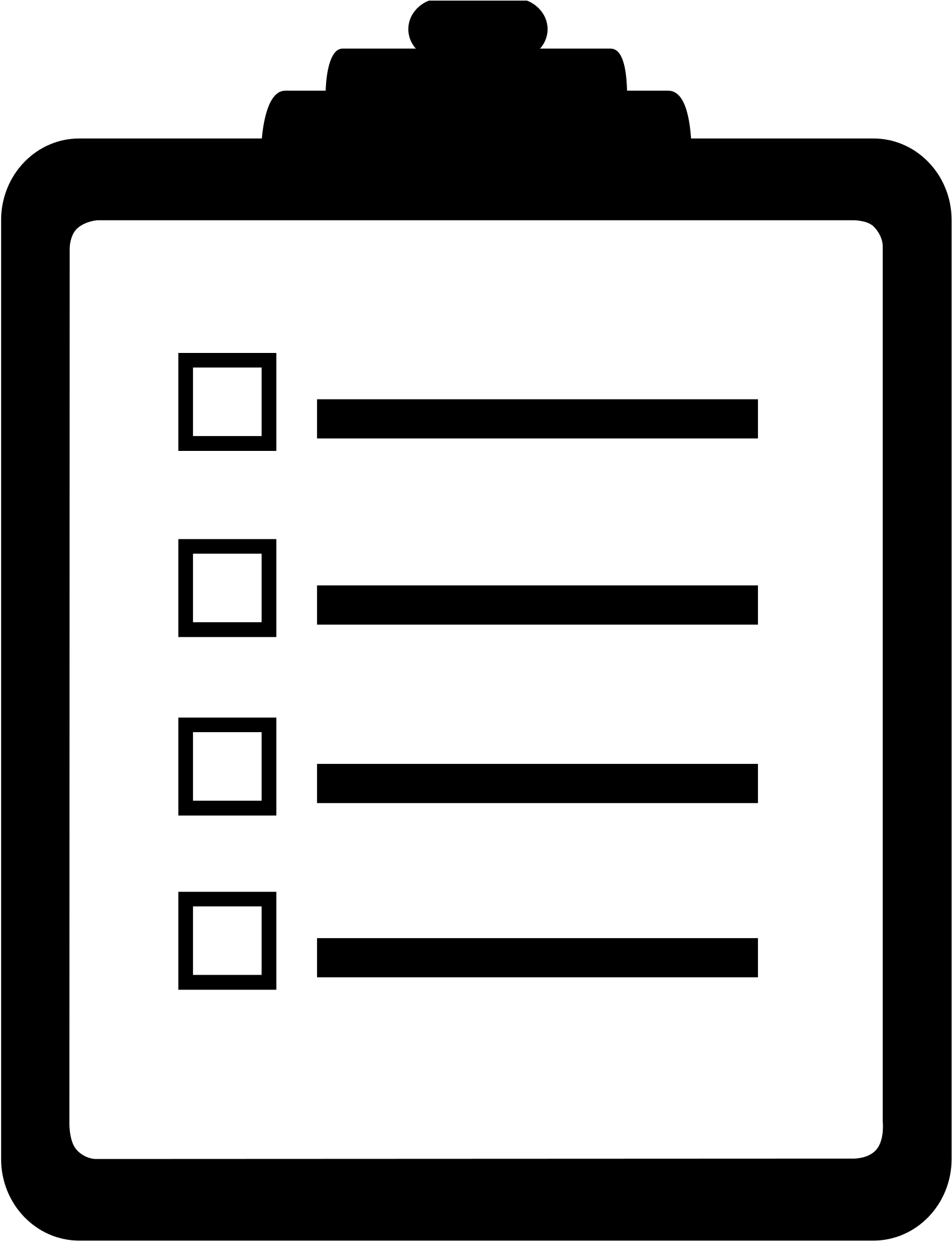 Articles - Checklist Icon White Png (2000x2083)