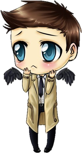 Supernatural Chibi Plush Thinkgeek - Desenhos Faceis Do Castiel Supernatural (369x604)
