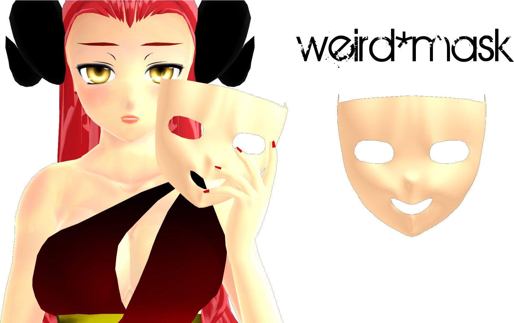 [mmd Dl] Weird Mask By Fabulous-goitsu On Deviantart - Saltire Society Literary Awards (1920x1080)