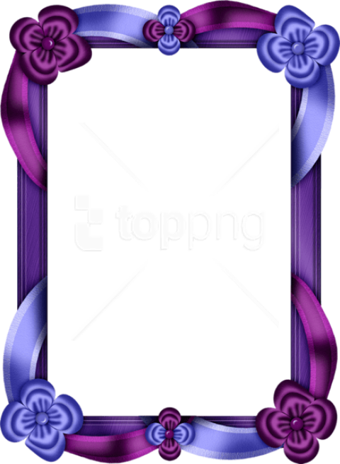 Free Png Best Stock Photos Purple And Blue Transparent - Frame Design Png Blue (480x655)