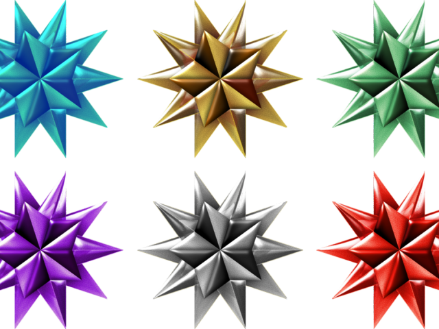 Glitter Clipart Shooting Star - Art Paper (640x480)