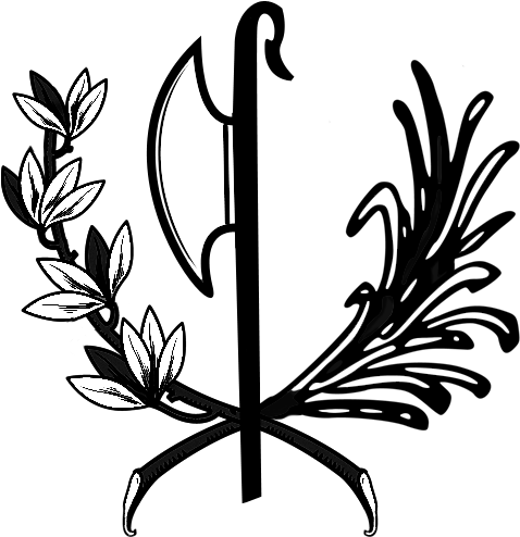 High-resolution Monochrome Badge - Maclean Clan Crest (508x560)