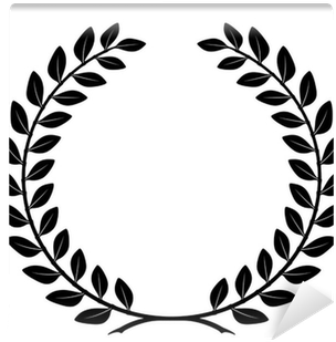 Laurel Wreath With Detailed Branches, Vector Wall Mural - Transparent Laurel Wreath Png (400x400)