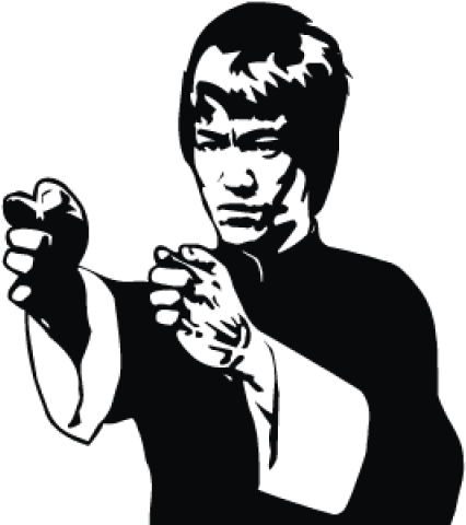 Art Bruce Lee Black And White (640x480)