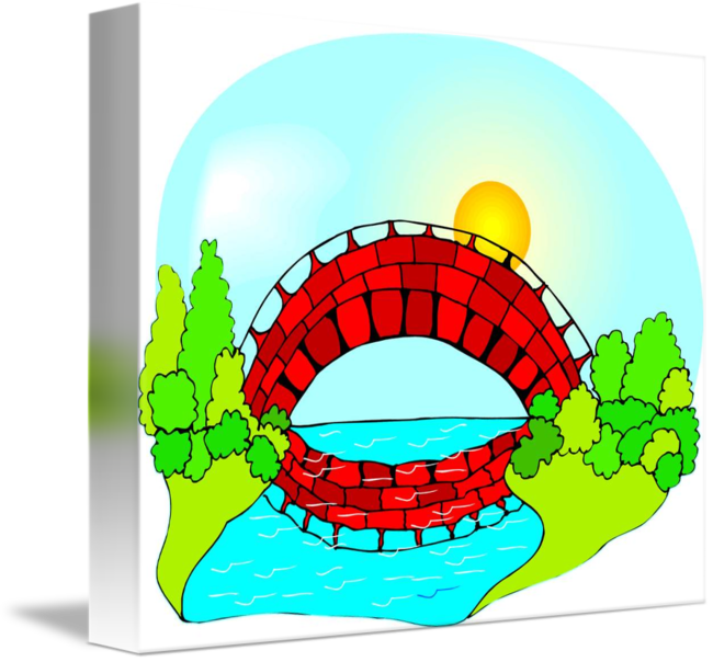Bridge Over Water By Margaret Grissom - Bridge Over Water By Margaret Grissom (650x604)