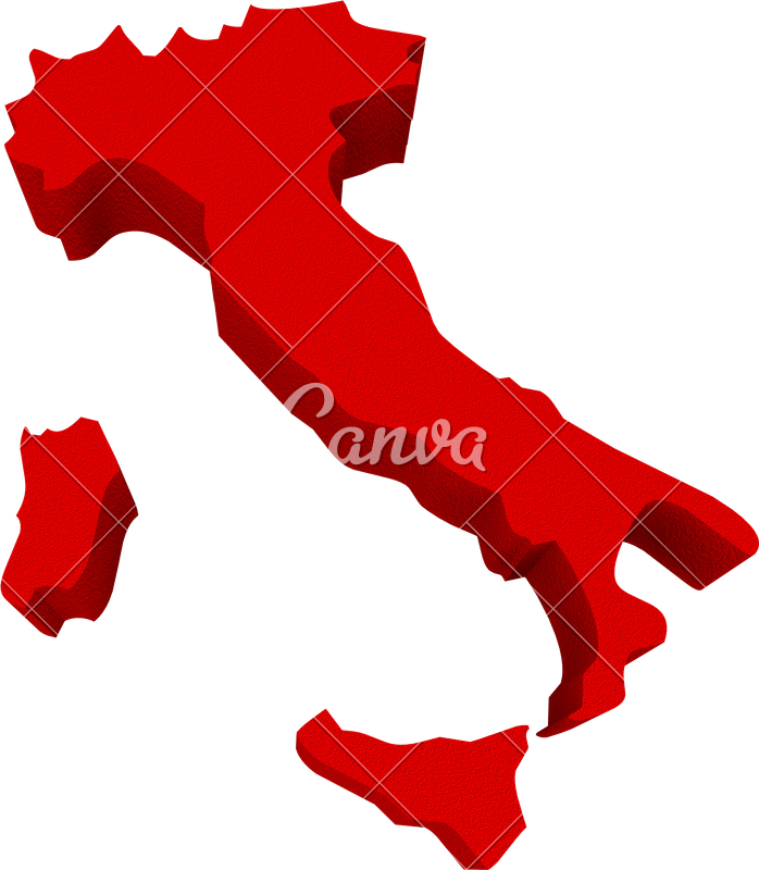 Italy Map - Italy (698x800)
