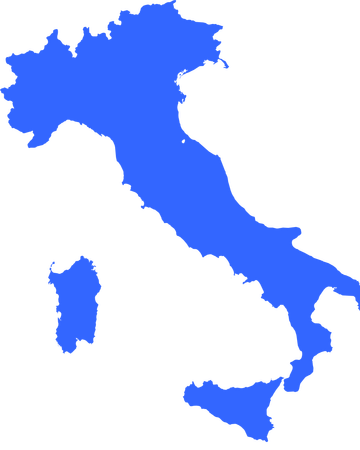 Italy - Italy Map Vector Free (360x450)