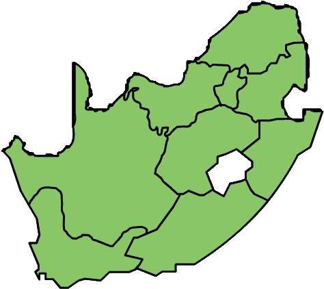 9 Provinces South Africa Map User Sir Terrifico Imagemaps - Map Of South Africa Template (497x457)