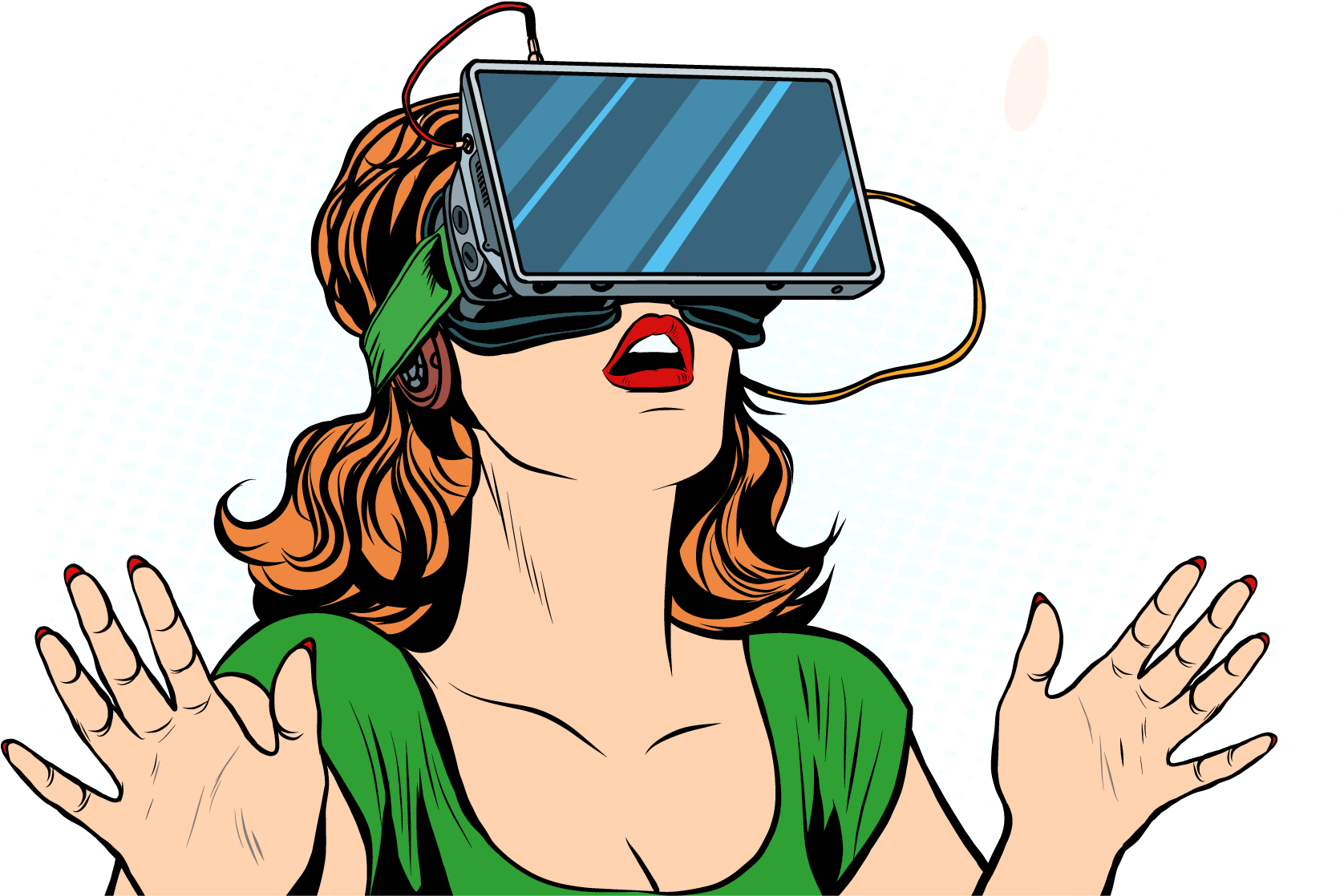 Virtual Reality Clipart Clip Art - Virtual Reality Clipart (1670x1138)