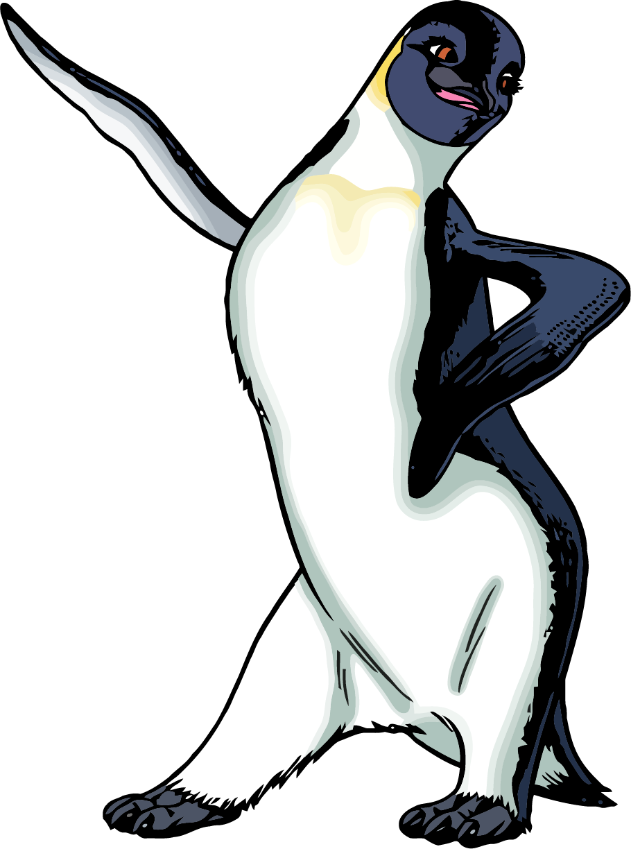 Happy Feet Girl Clipart Png - Gloria Happy Feet Clipart (910x1224)
