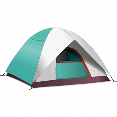 3d Vector Eps Free Download, Logo, Icons, Clipart - Camp Tent Clip Art (375x375)