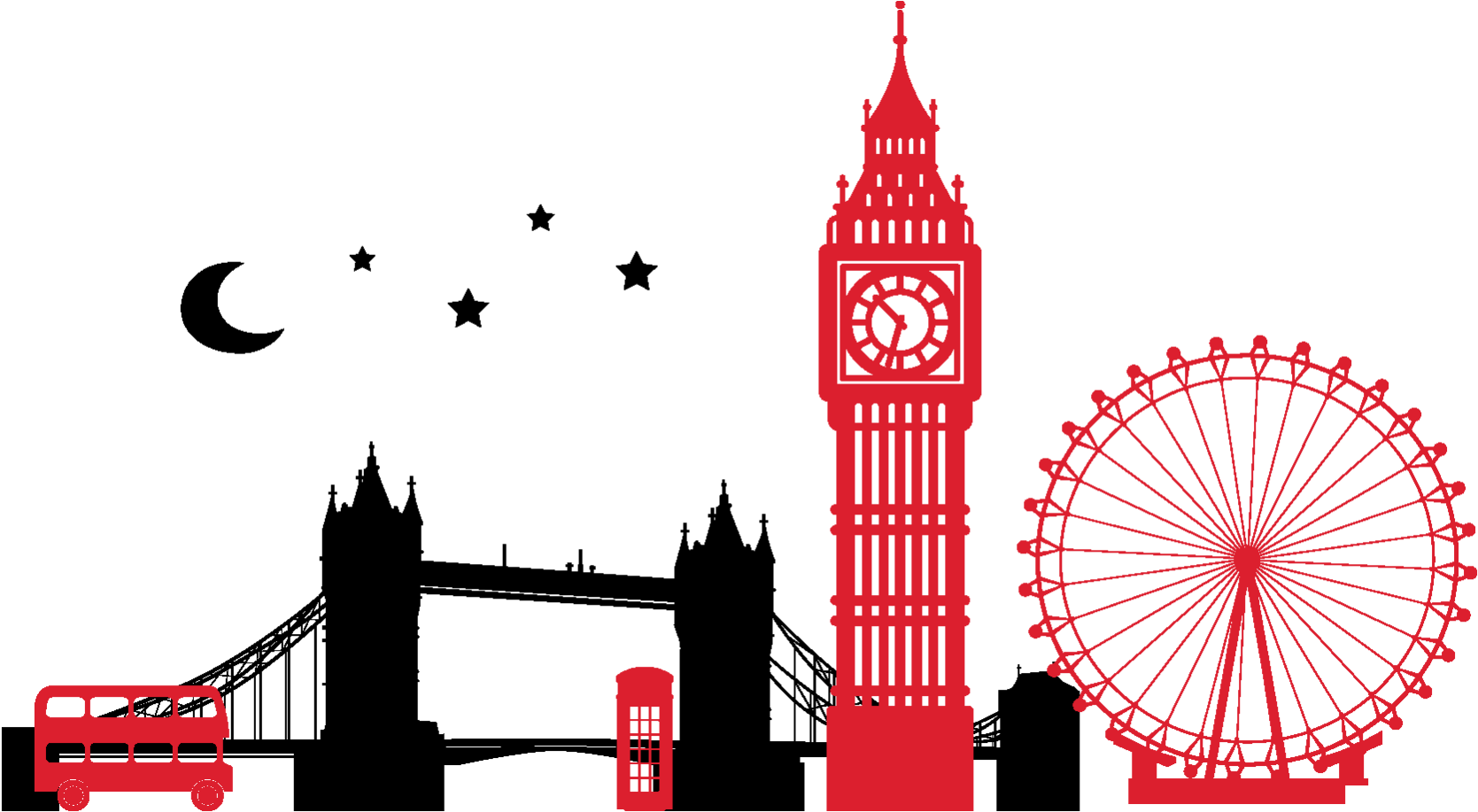 Viajar - London Clipart (1874x937)