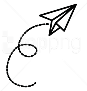 Free Png Download White Paper Plane Clipart Png Photo - Paper Plane Flying Vector (480x480)