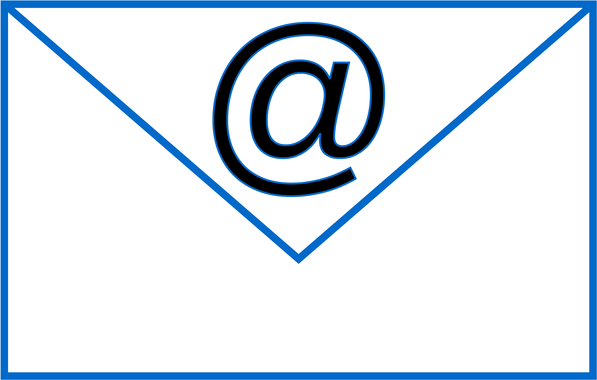 Email Simple Big Image Png Ⓒ - Clip Art Email (2400x1697)