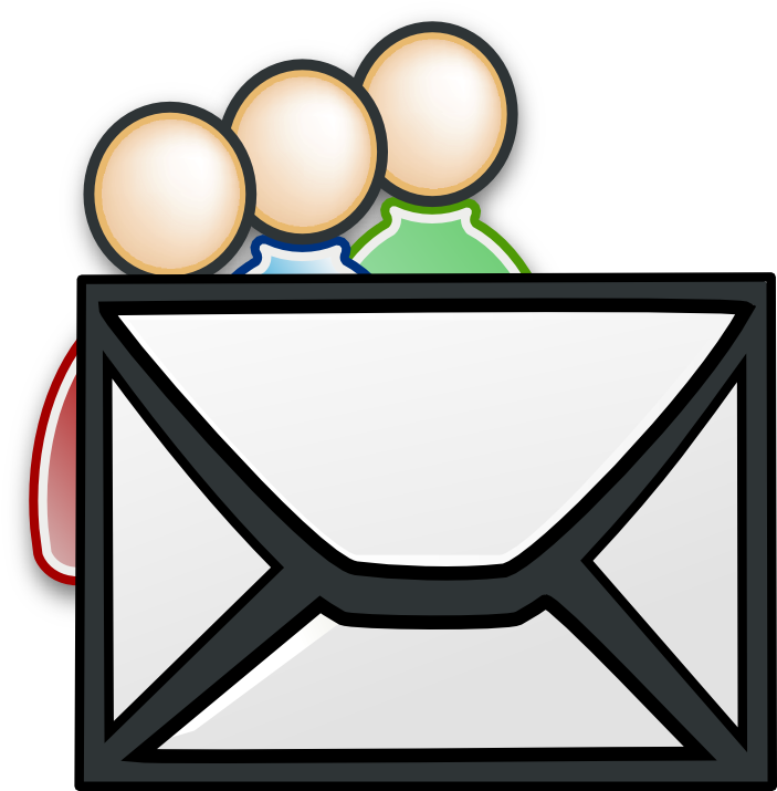 Email Icons Gambar - Group Email Icon (720x720)