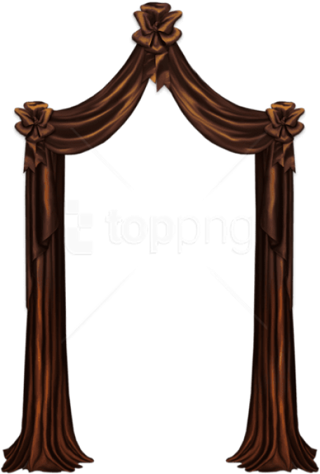 Download Brown Curtain Decorpicture Clipart Png Photo - Clip Art (481x705)