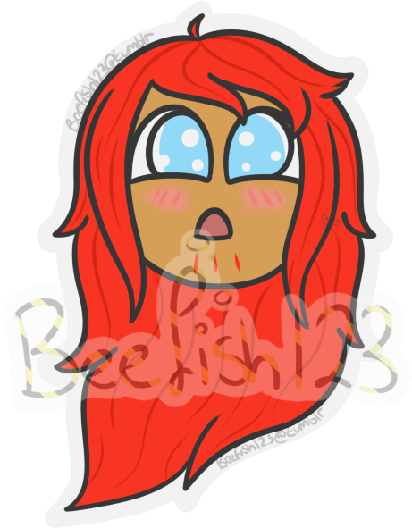 I Draw A Sticker Version Of @loverofpiggies Character - Cartoon (600x655)