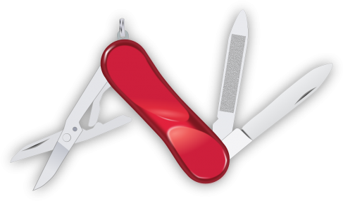 Swiss Army Knife - Swiss Army Knife No Background (500x298)