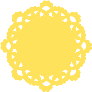 Lace Doily - Circle (349x349)