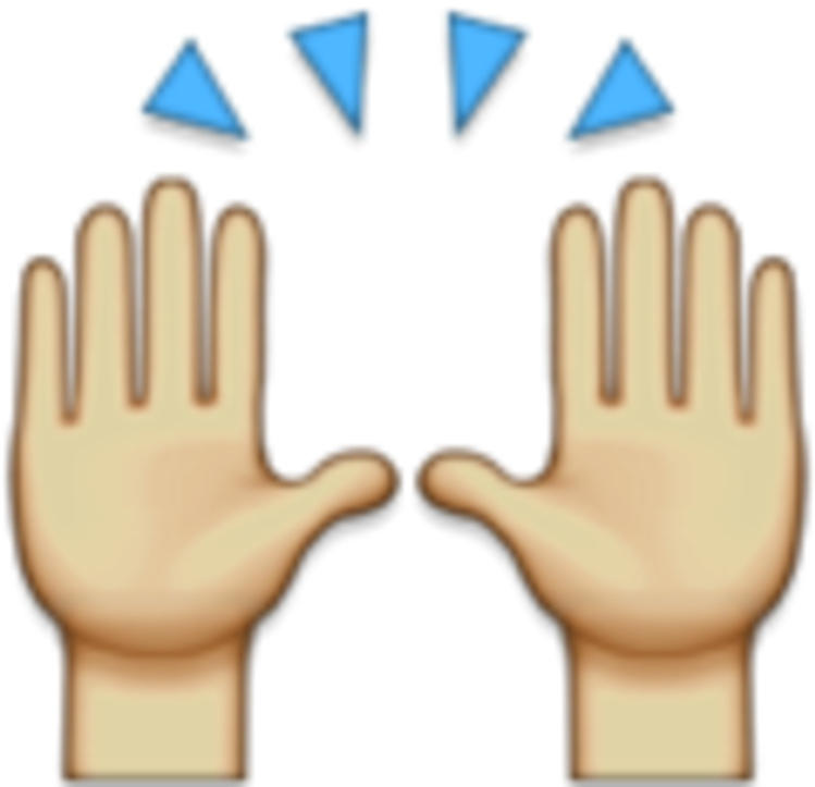 26 Hand Emoji Clipart Emojies Free Clip Art Stock Illustrations - Praise Emoji Png (800x800)