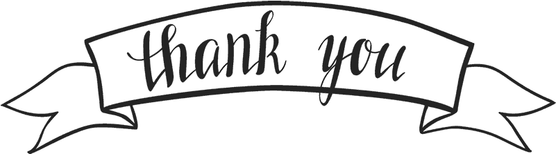 Thank You Clipart Ribbon - Drawing (800x800)