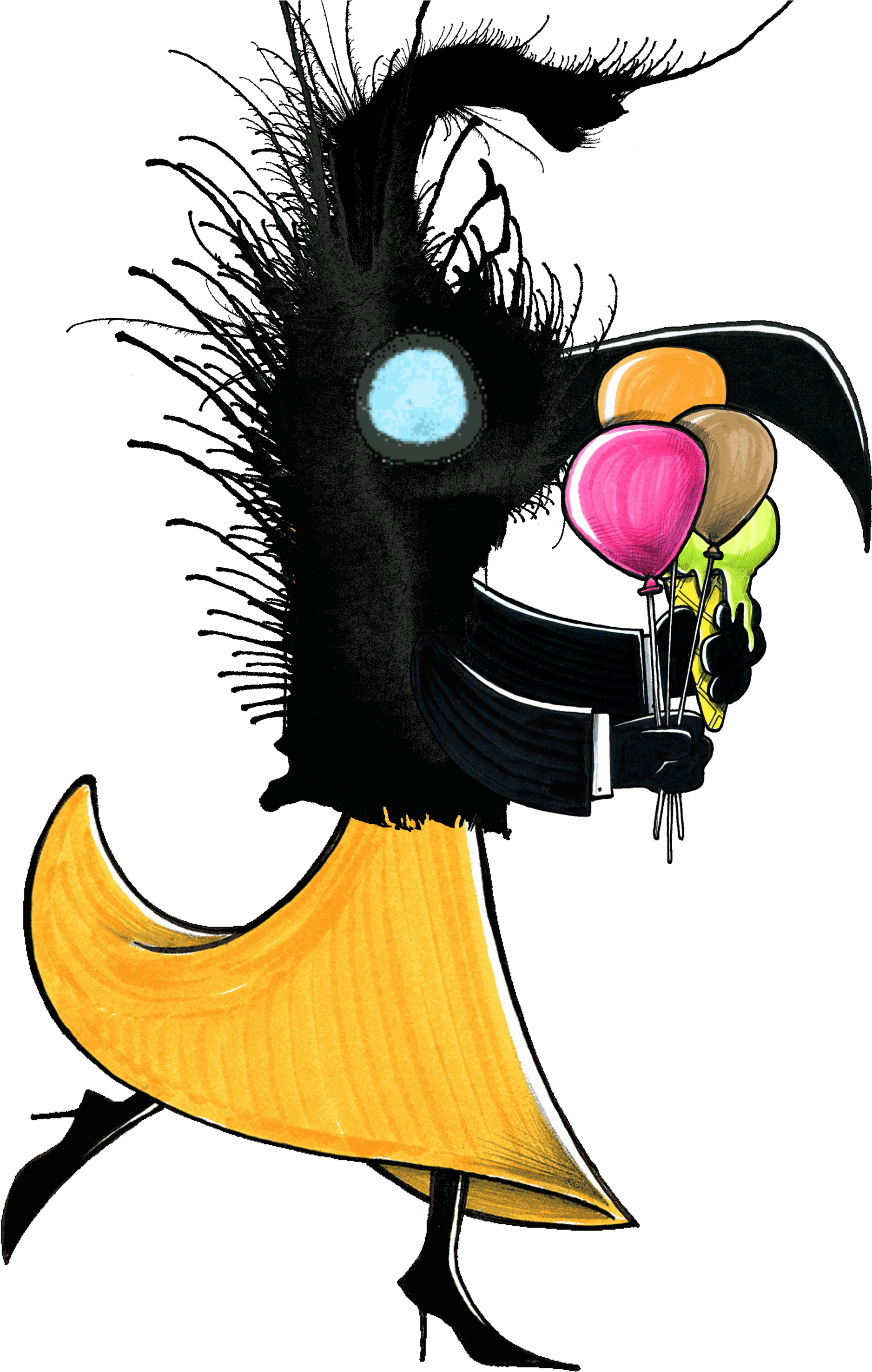 My First Ink Blot Monster On The App - Illustration (3072x3072)