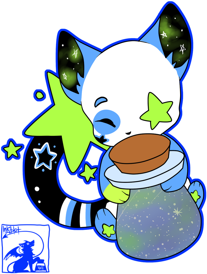 [g] Stardust For You By Inkblot-wolf - Cartoon (805x992)