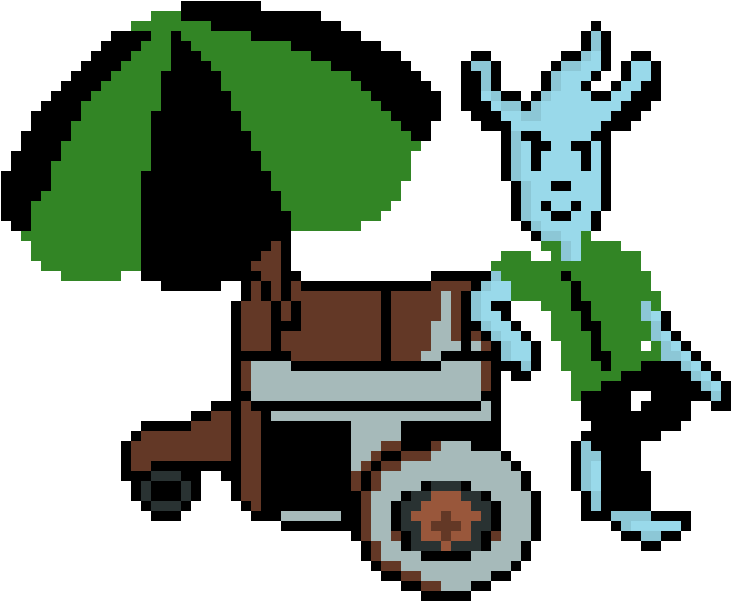 Underwood Nice Cream Guy - Pixel Art (1140x750)