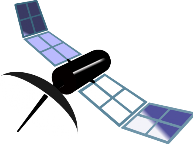 Satellite Clipart Outer Space - Space Satellite Clipart (640x480)