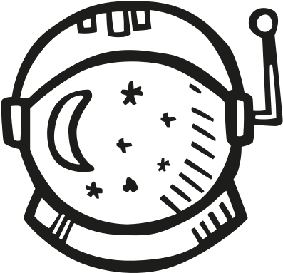 Clip Art Freeuse Download Astronomy Drawing Outer Space - Clip Art Astronaut Helmet (512x512)