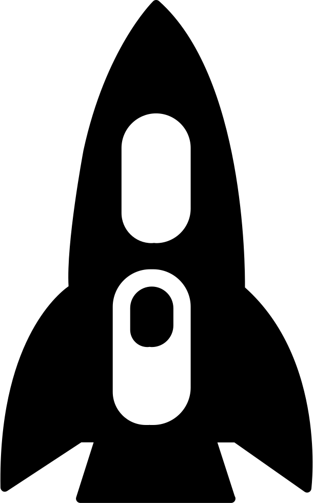 Rocket Outer Space Ship Comments - Cartoon (610x980)