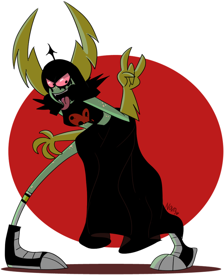 She's A Mean Green Mother From Outer Space By Thunderskulls - Cartoon (838x954)