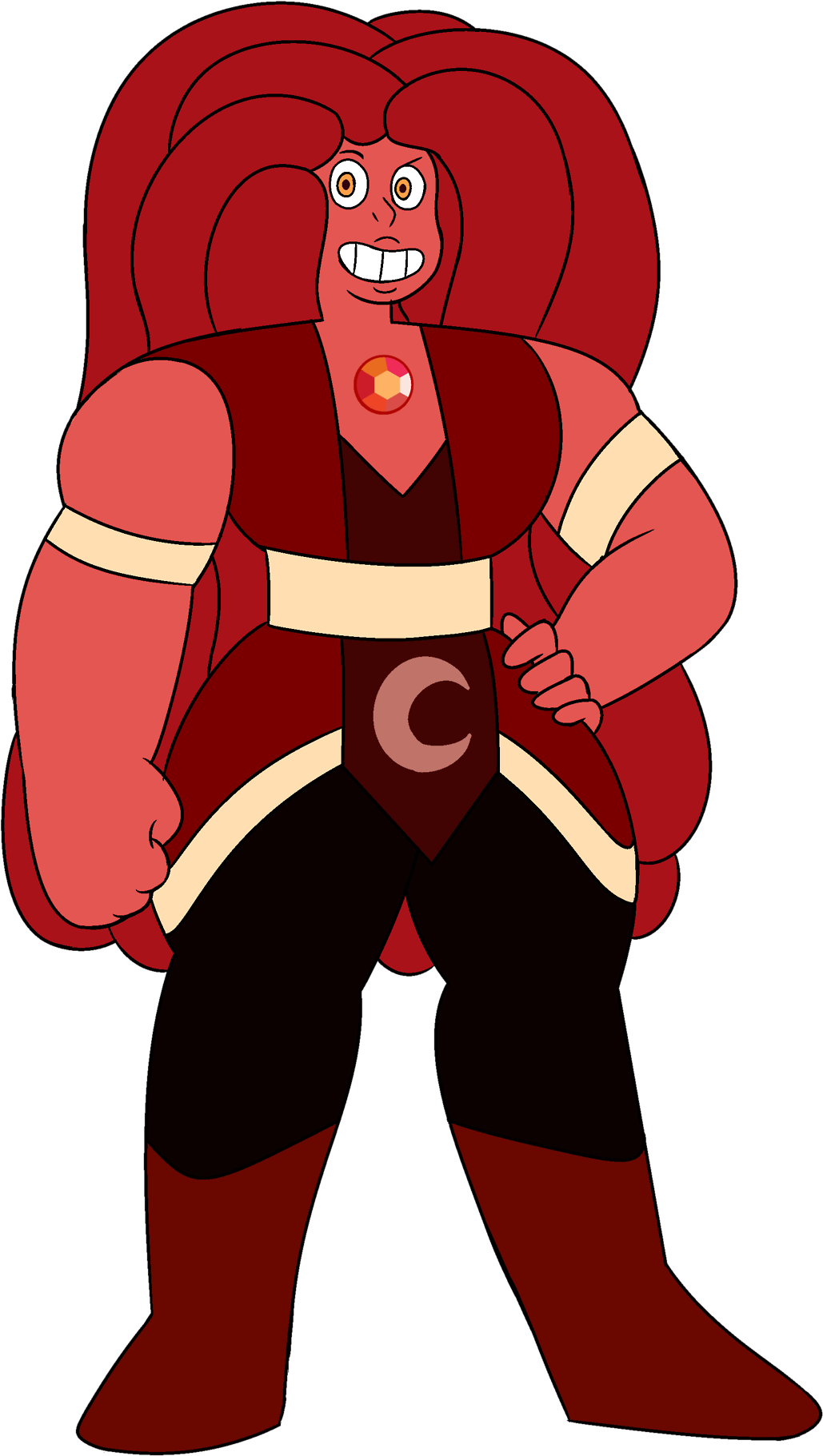 Solving Clipart Superhuman - Amethyst And Carnelian Fusion (1280x1862)