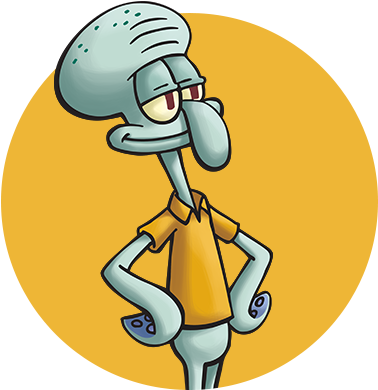 Squidward - Spongebob Squarepants Squidward Png (400x400)