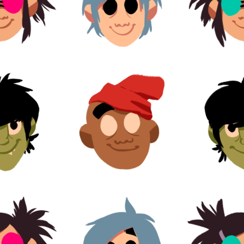Some Transparent Gorillaz Patterns Use To Your Liking, - Cartoon (500x500)