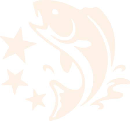 Fish And Star Icon - Estrellas De Venezuela (449x418)