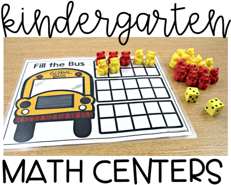 Math Centers First Grade - Poster (468x377)