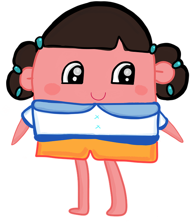 Cartoon Girls Lady - Observation Skills Observation Test (732x720)
