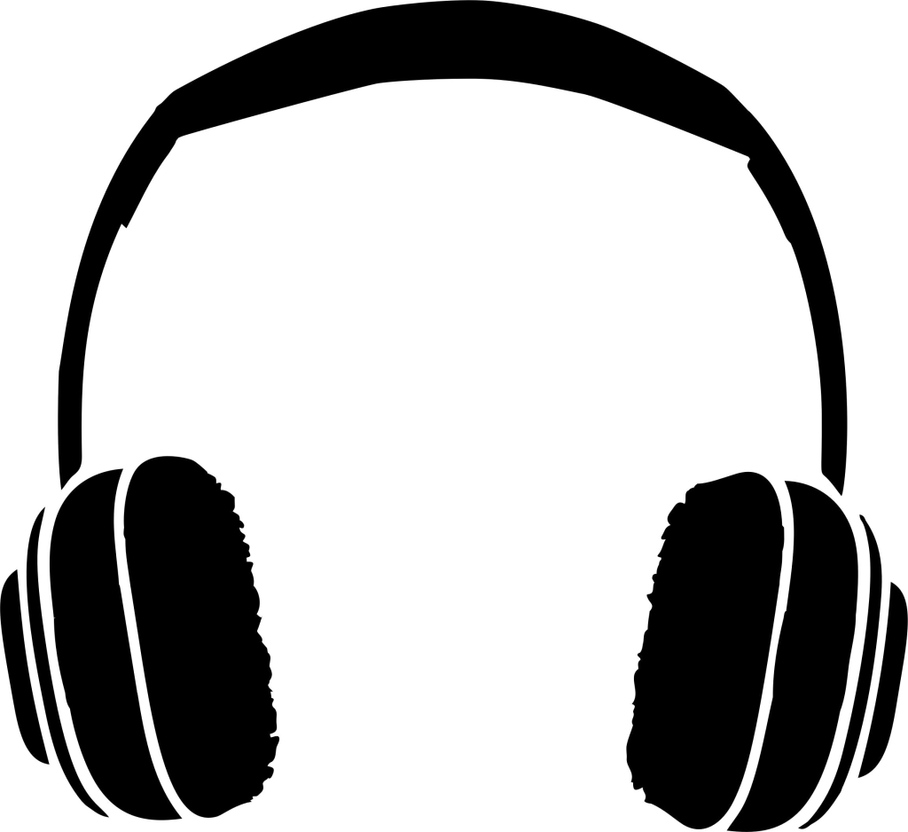 Headphone Clipart Vintage - Headphone Png (1024x938)