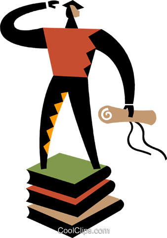 Setting A Course Royalty Free Vector Clip Art Illustration - Illustration (338x480)