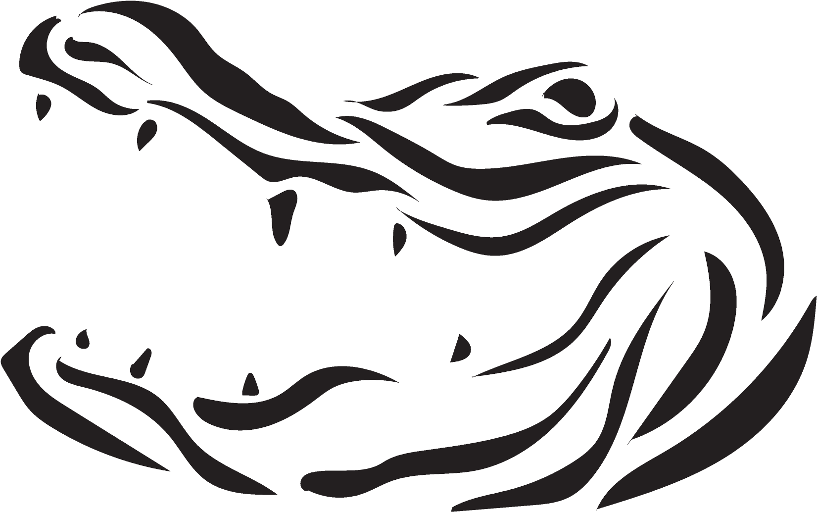 Clipart Alligator Navigator - Illustration (1764x1764)