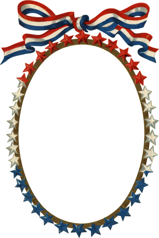 Happy Birthday America, Month Of July, Printable Stickers, - Circle (535x800)