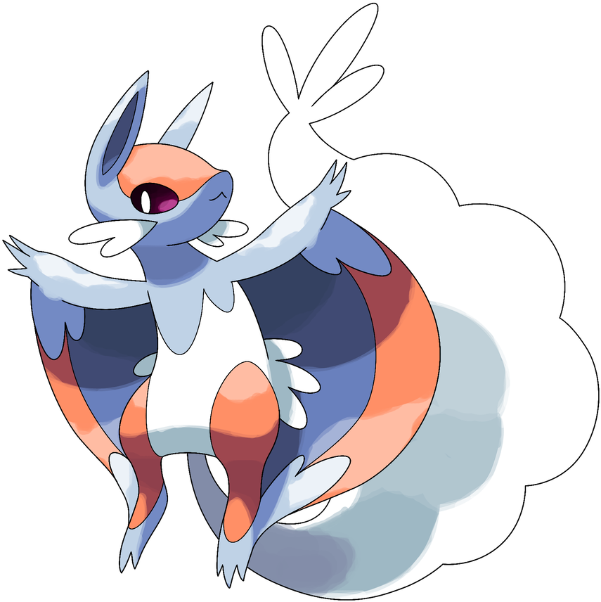 Qairrel Smiley Fakemon On Deviantart Png Fakemon Fire - Flying Squirrel Fakemon (893x895)