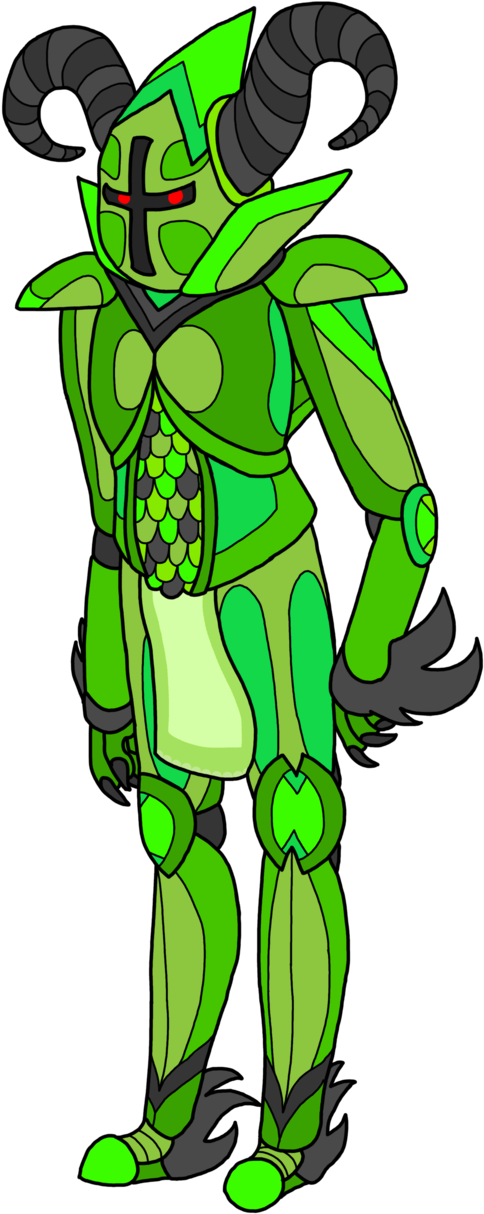 The Terra Blade From Terraria, The Most Powerful Pre-final - Terraria Chlorophyte Armor Fan Art (607x1315)