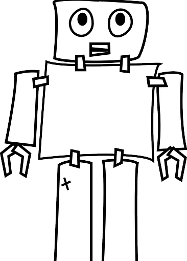 Ding, Dong The Robot's Dead - Wild Robot Clip Art (366x510)